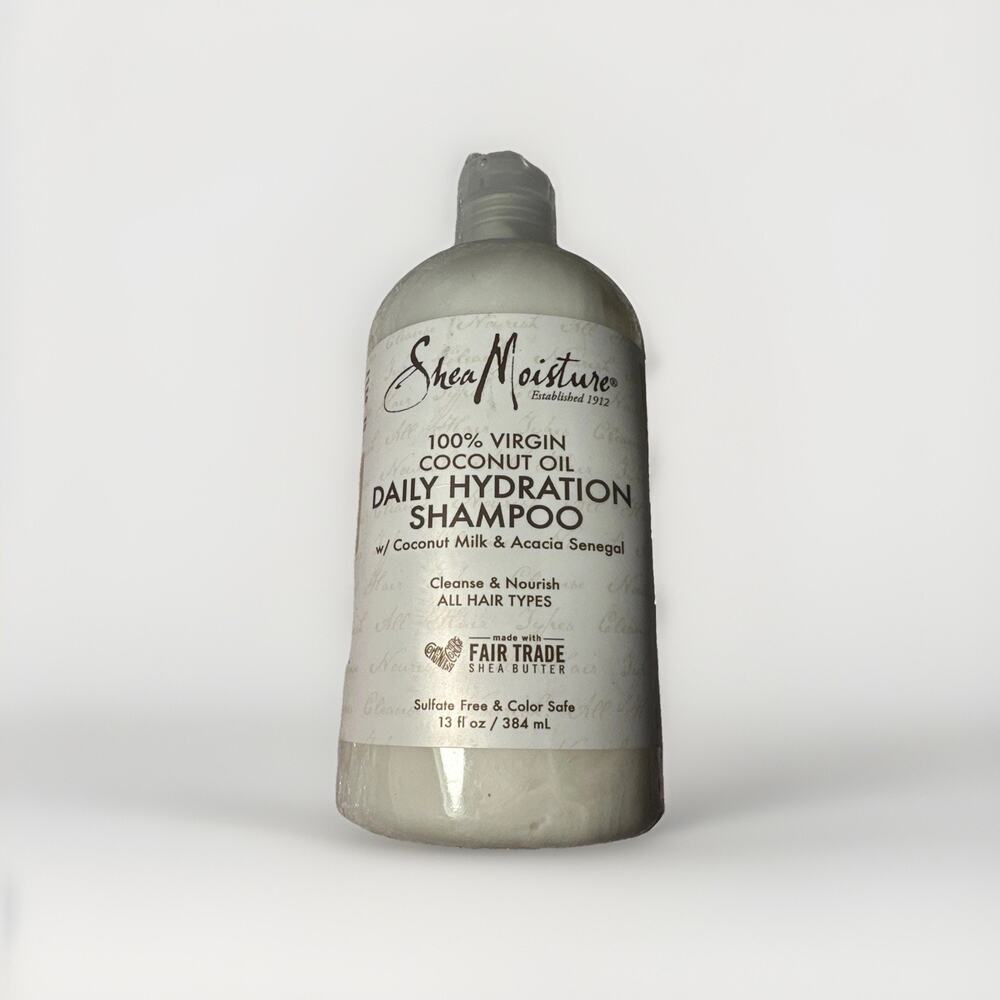 Shea Moisture Virgin Coconut Oil Daily Hydration Shampoo 13oz Sulfate Free Vegan
